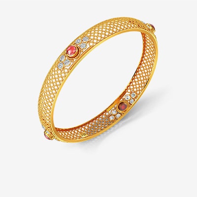 Impressive Gold Casting Bracelet