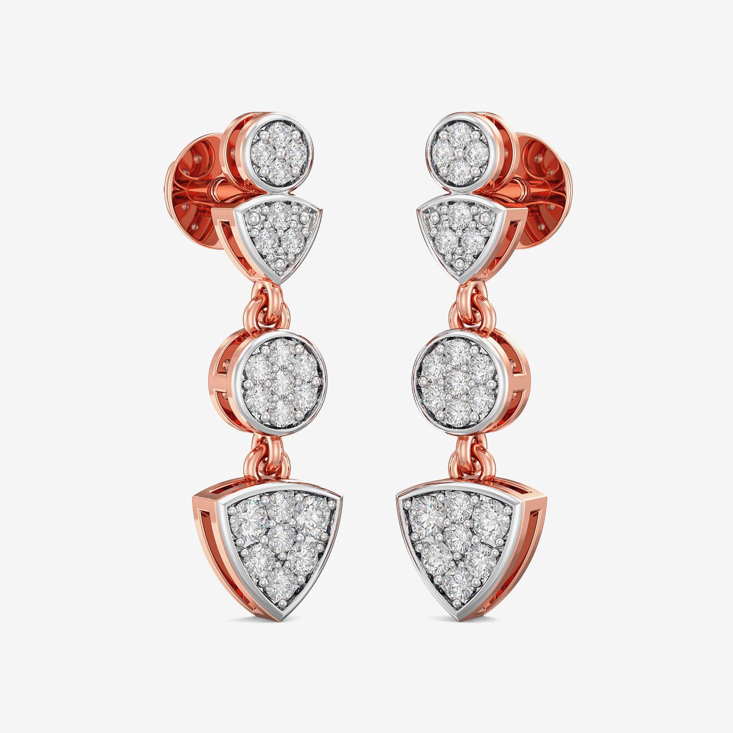 Macy's Diamond Dangle Drop Earrings in 14k White Gold (1 ct. t.w.) - Macy's-sgquangbinhtourist.com.vn
