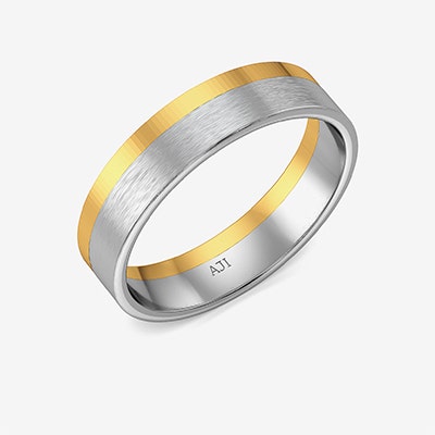 Buy Rose Gold & Silver Rings for Women by Malabar Gold & Diamonds Online |  Ajio.com