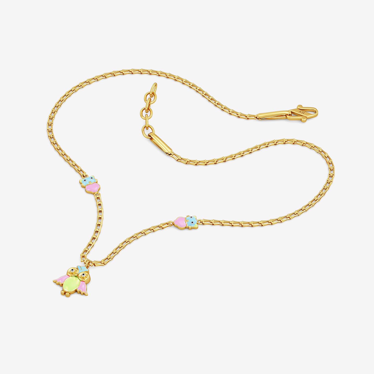 Buy Cress Floret Kids' Gold Necklace Online | CaratLane