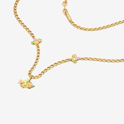 Bird Diamond Necklace - 14 Karat Gold Necklace for Girls – MOSUO